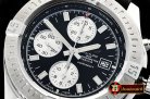 Breitling Colt 44mm Chronograph Automatic SS/LE Black/Stk A7750