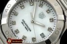 TAG0281B - Aquaracer Ladies Mid SS/SS MOP White Dia S-Qtz