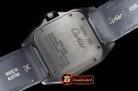 Cartier Santos 100 Mens DLC/NY Black Roman Asia 2824