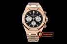 Audemars Piguet Royal Oak Chronograph 26320ST RG/RG Blk/Wht JHF