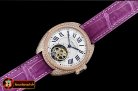Cartier Cle De Cartier Tourb Diams RG/LE Purp White Asia HW
