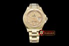 Replica Rolex YachtMaster Mens YG/YG Gold BP Asia 2836 Mod3135