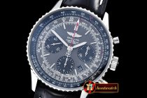 Replica Breitling Navitimer SS/LE Grey/Black Asia 7750 Mod