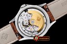 PP0240G - Calatrava Ref.5117 Diams SS/LE Cream Roman MY9015 Mod