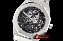 Audemars Piguet Royal Oak Tourb Extra Thin Openw SS/SS Skele Asia HW