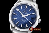 Replica Omega Aqua Terra W Oly SS/SS Blue JHF A2824 Mod8500
