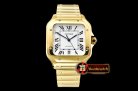 Cartier Santos De Cartier 2018 Mens XL YG/YG Wht BVF MY9015