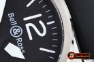 Replica BELL & ROSS BR03-92 SS/RU Black/White Miyota 9015