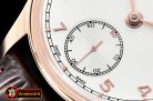 IWC Portuguese Hand-Wound Ref.IW5454 RG/LE Wht/Wht A6497
