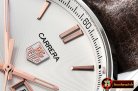 Tag Heuer Carrera Calibre 5 Automatic SS/LE Wht/R ANF Asia 2824