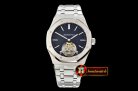 Audemars Piguet Royal Oak Extra Thin Tourb SS/SS Blue JF Flying Tourb