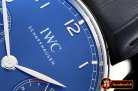 IWC Portuguese 7 Days IW500710 SS/LE Blue ZF A52010 Mod
