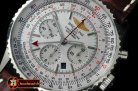BSW0287A - Navitimer GMT SS/LE White A-7750