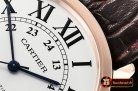 Cartier Ronde Louis Cartier Date RG/LE White Miyota 9015