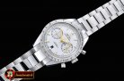 Omega SpeedMaster 57 SS/SS Wht/Gold JHF Asia 7750 Mod 9300