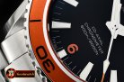 Omega Planet Ocean 45mm Met Bez SS/SS Orange JHF A2836 Mod