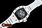 Richard Mille RM055 Bubba Watson CER/VRU Wht Skele KVF MY8215 Mod
