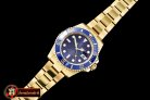 Rolex Submariner 116618 YG/YG Blue BP V2 SP Asia 3135