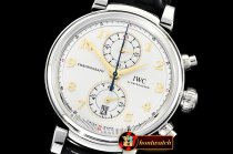 IWC Da Vinci Chrono Laureus Ed SS/LE White YLF Asia 7750