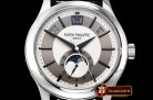 Patek Philippe Annual Cal. Moonphase Ref.5205 SS/LE Wht GRF MY9015