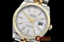 Rolex Datejust II DJ2 41mm Jub Flt Wrap 904L YG/SS Wht Stk GMF A2836