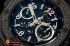 HUB0329B - Big Bang All Black Unico PVD/RU Skeleton Asian 7750