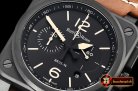 Bell & Ross BR03-94 Chronograph PVD/LE Black Asia 7750