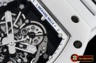 Richard Mille RM055 Bubba Watson CER/RU Skeleton Wht/Blue MY8215 Mod