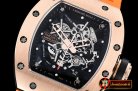 Richard Mille RM035-02 Americas RG/RU Org Skele Blk KVF MY8215 Mod
