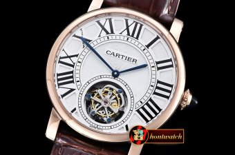 Cartier Ronde De Cartier 42mm RG/LE White Tourbillon HW