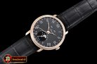 Blancpain Villeret Complications RG/LE Blk/Rmn OMF Miyota 9015