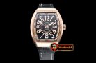 Franck Muller Vanguard Mens V45 RG/LE/RU Silv Grey Lume ABF Asia 2824