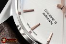 Tag Heuer Carrera Calibre 5 Automatic SS/LE Wht/R ANF Asia 2824