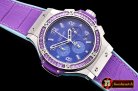 Replica Hublot Big Bang Pop Art 38mm SS/LE Blue/Pur Bez OS20 Qtz