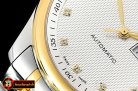 LON016B -Longines Master Collection DayDate YG/SS LGF Wht A2836