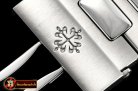 Patek Philippe Nautilus Jumbo 5711 SS/SS White/Stk PPF MY9015 Mod