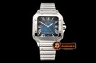 Cartier Santos De Cartier 2018 Mens XL SS/SS Blue GF MY9015
