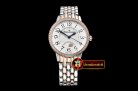 Jaeger Le Coultre Rendez-Vous Day/Night Diams RG/SS White MY9015 Mod