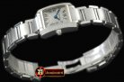 CAR0322 - Ladies Tank Francaise SS/SS/Diam White Swiss Qtz