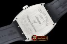 Franck Muller Vanguard Mens V45 Glacier Diams SS/LE/RU Blk ABF A2824