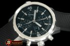 IWC0272B - 2014 Aquatimer Cousteau Diver SS/RU Black A-7750