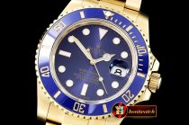 Rolex Submariner 116618 YG/YG Blue BP Ult A3135 Mod
