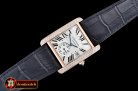 Replica Cartier Tank MC 1904 RG/LE Diams White JF Asia 23J