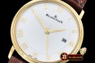 Blancpain Villeret Ref.6651 YG/LE White/Roman ZF Miyota 9015 Mod