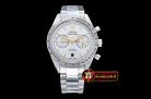 Omega SpeedMaster 57 SS/SS Wht/Gold JHF Asia 7750 Mod 9300