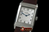 JL079B - Reverso Classique SS/LE White Num Jap Qtz