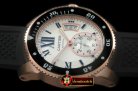 CAR0327A - Calibre de Cartier Diver RG/RU White A-2813