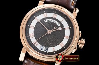 Breguet Marine Big Date Ref.5222 RG/LE Brown/Rmn A2892