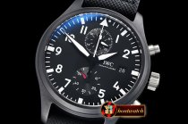 IWC Pilot Chrono Top Gun IW389001 CER/NY Blk YLF A7750