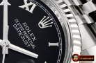 Rolex Datejust DJ 36mm Jub Flt 904L SS/SS Black Roman ARF A3135 Mod